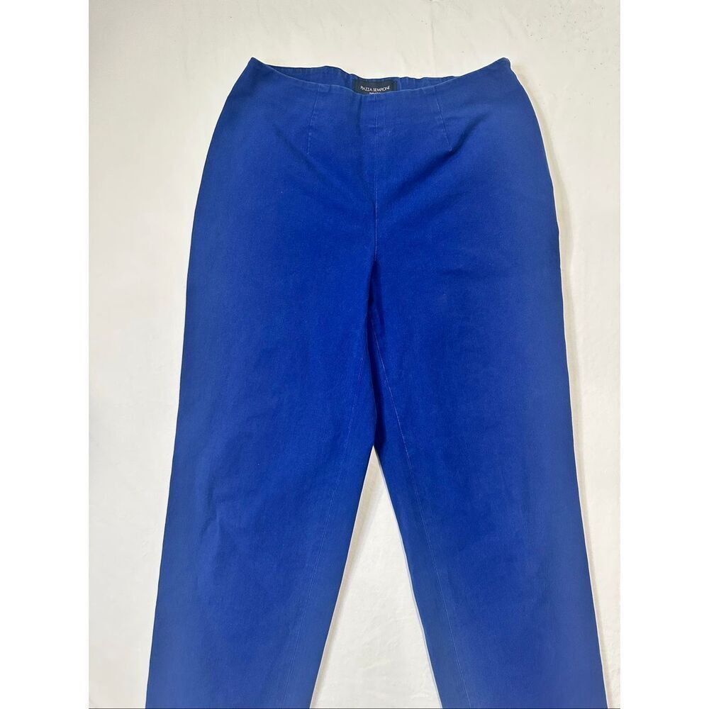 Piazza Sempione Audrey Cotton Stretch Pants, Size 42 (6)